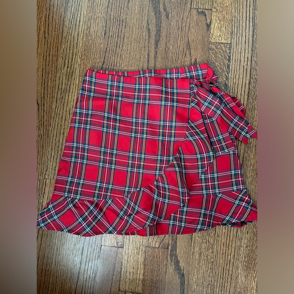 Sailor and Sailor red plaid skort